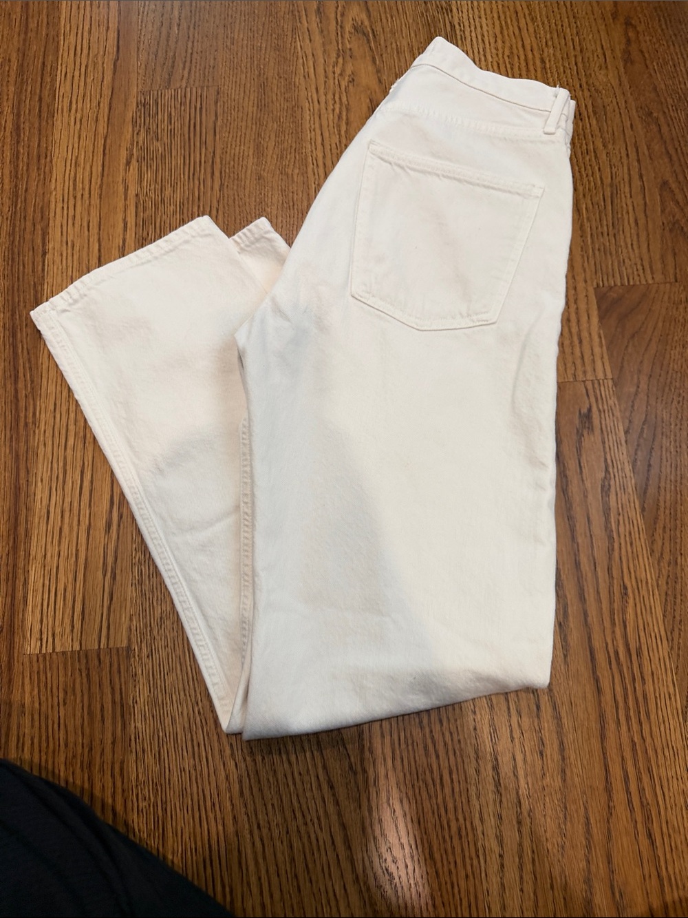 Agolde Cream 90s pinch Jeans - Picture 5 of 5